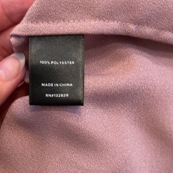 COPY - Michael Costello x Revolve Mauve Wrap Robe - Picture 5 of 8